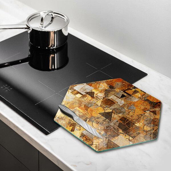 Kitchen worktop protector Geometric figure pattern