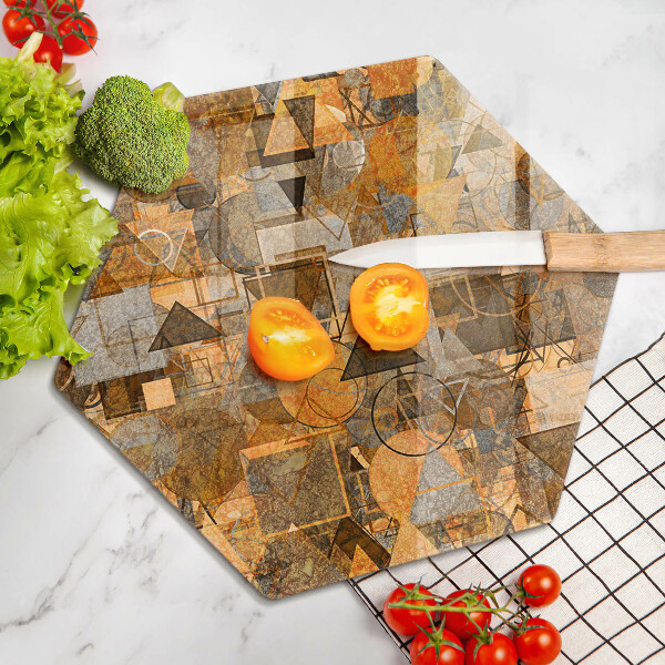 Kitchen worktop protector Geometric figure pattern