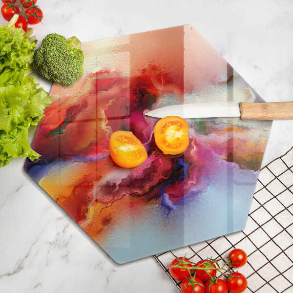 Glass chopping board Smoke abstraction