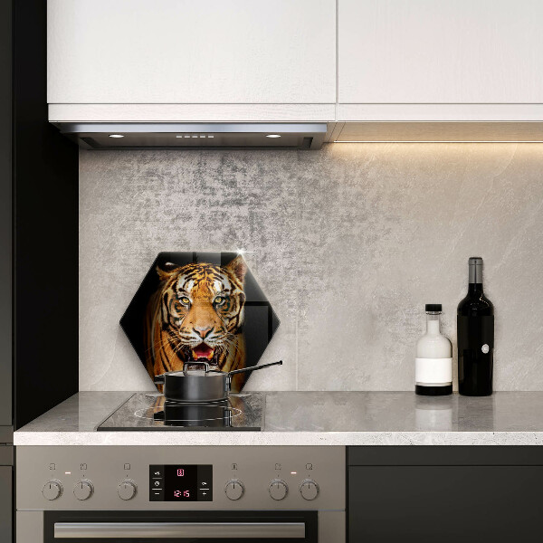 Glass chopping board Wild animal tiger