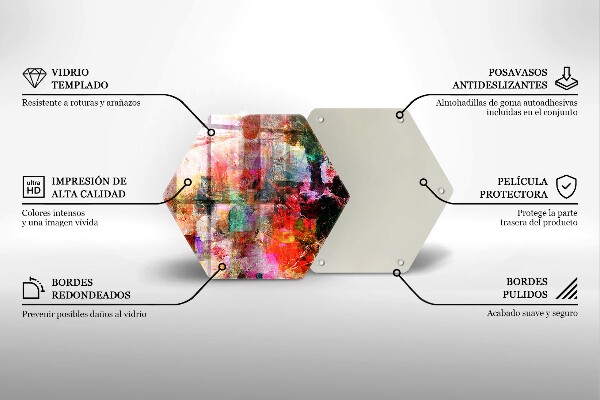 Chopping board Paint abstraction