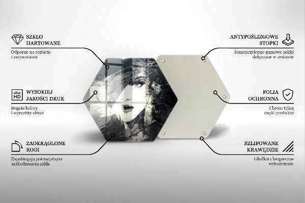 Kitchen worktop protector Women's painting