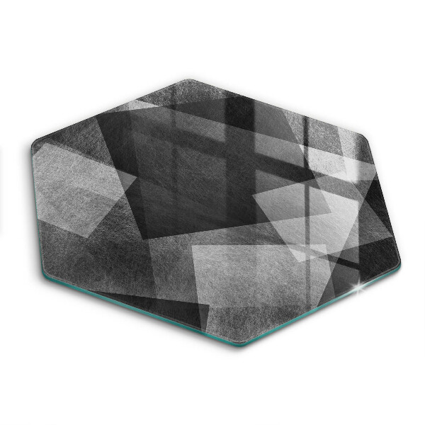 Chopping board glass Geometric abstraction