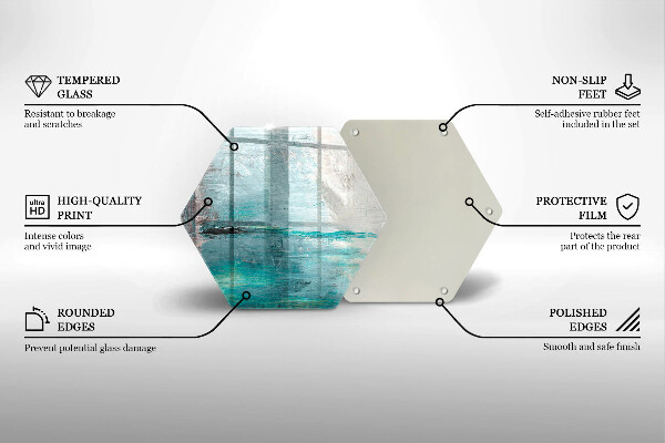 Kitchen worktop protector Background paint abstraction