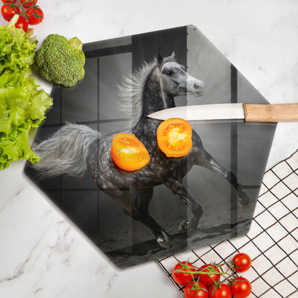 Kitchen worktop protector Horse at a gallop