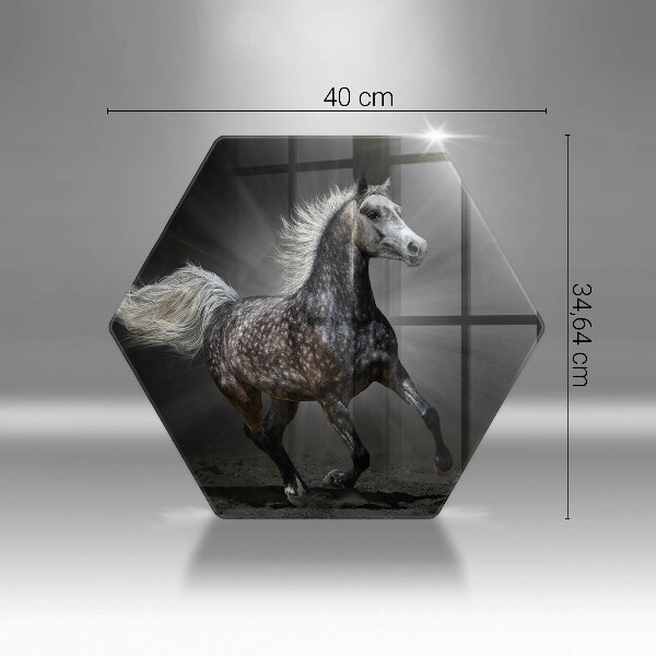 Kitchen worktop protector Horse at a gallop