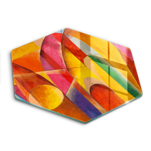 Kitchen worktop protector Colorful abstraction