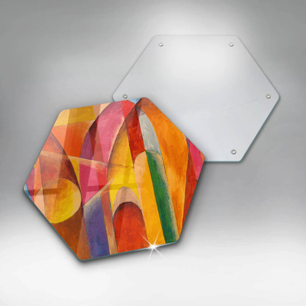 Kitchen worktop protector Colorful abstraction