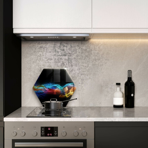 Cutting board Colorful smoke