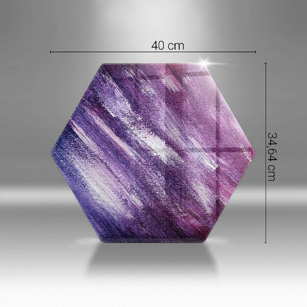 Chopping board glass Paint abstraction