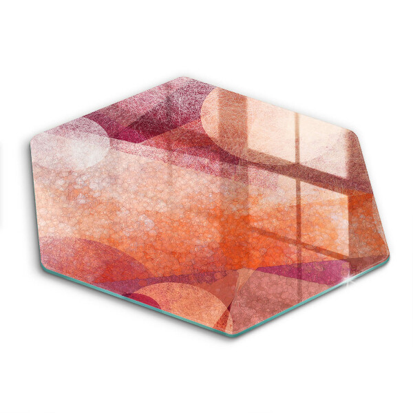 Chopping board glass Abstract art