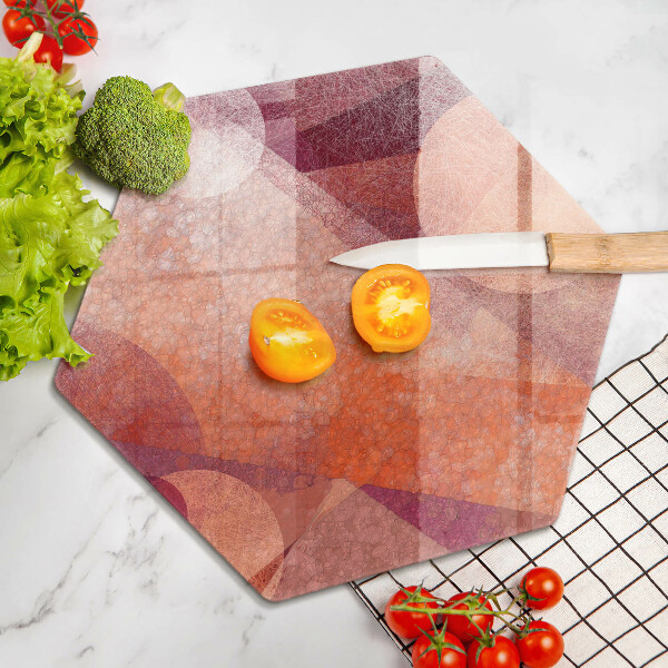 Chopping board glass Abstract art