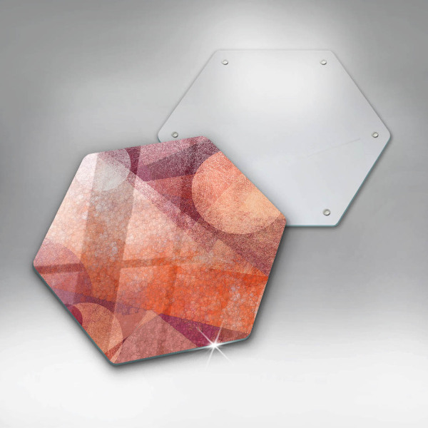 Chopping board glass Abstract art
