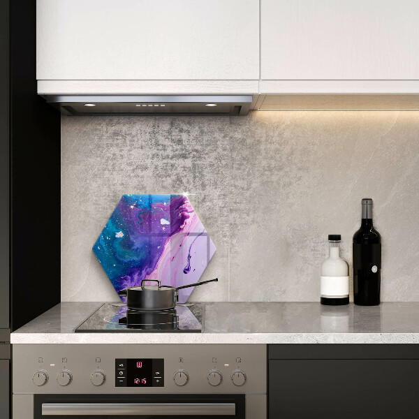 Chopping board glass Abstraction ink