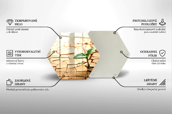 Kitchen worktop protector Lonely plant