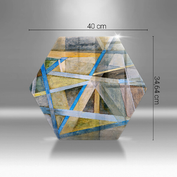 Kitchen worktop protector Painted abstraction lines