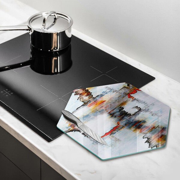 Kitchen worktop protector Paints abstraction