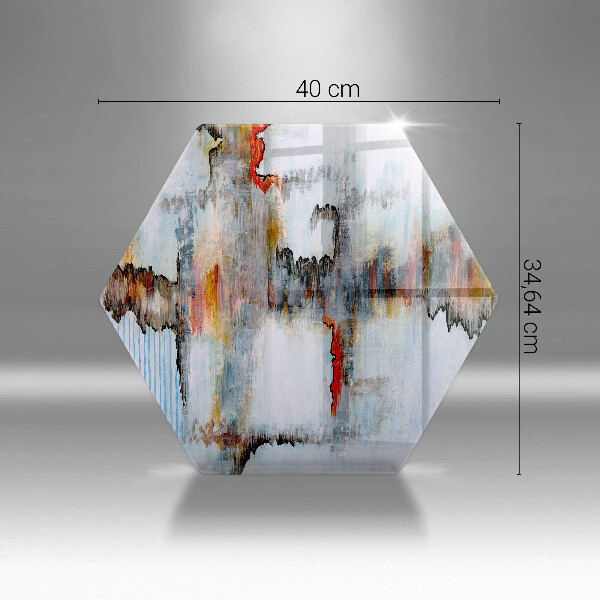 Kitchen worktop protector Paints abstraction