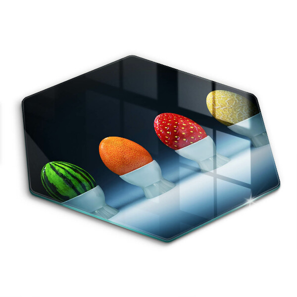 Kitchen worktop protector Abstraction egg fruits