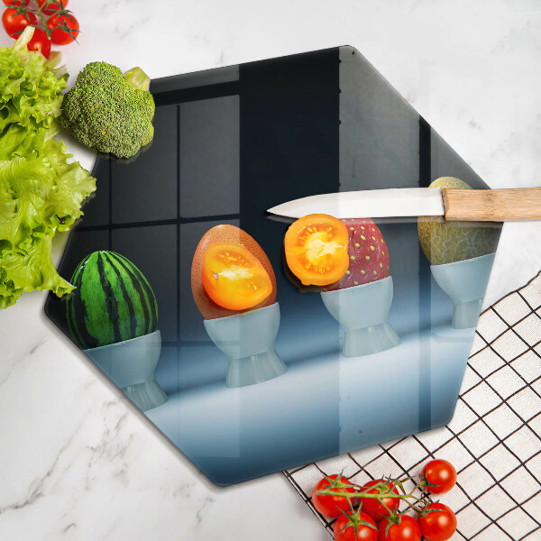 Kitchen worktop protector Abstraction egg fruits