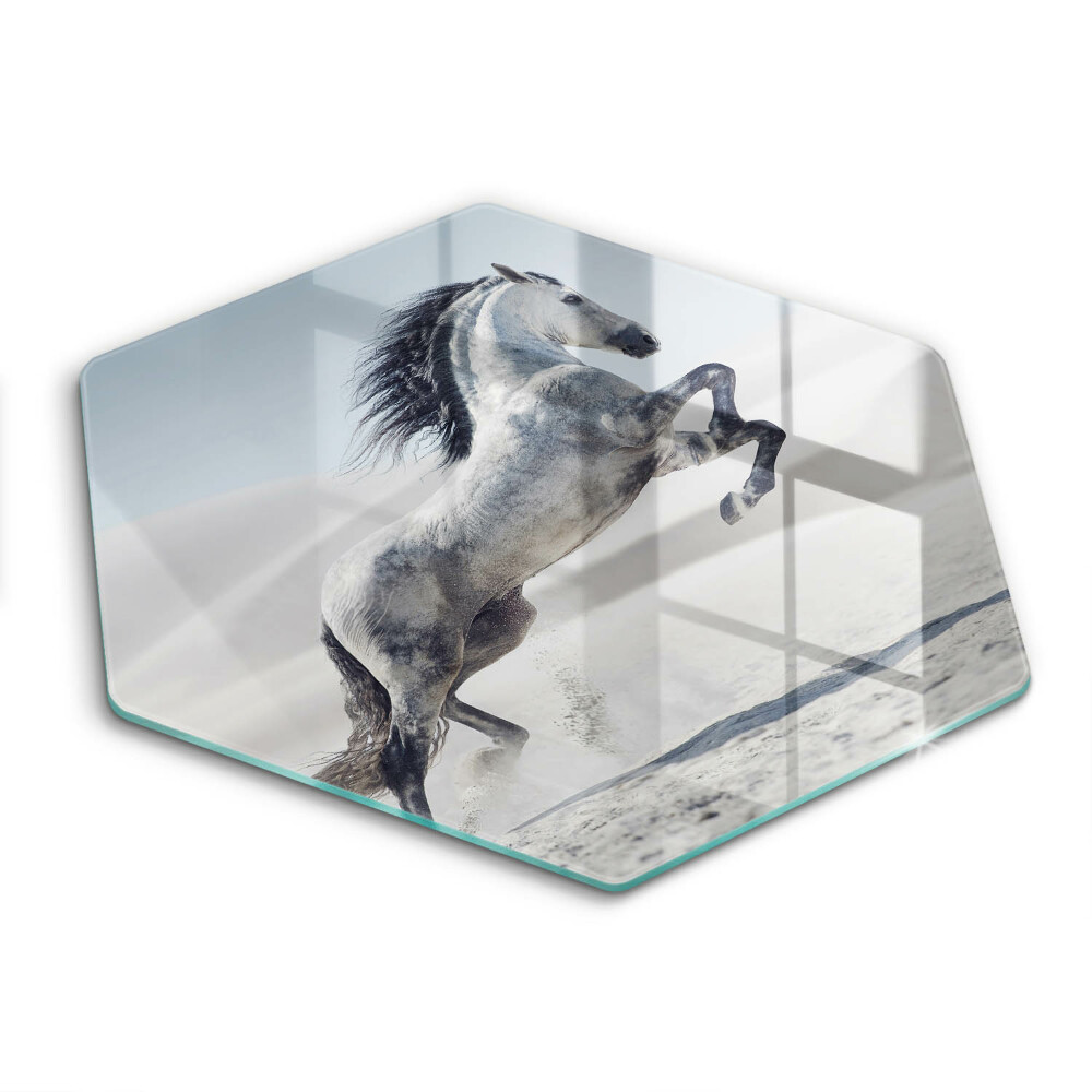 Chopping board White Romanian horse