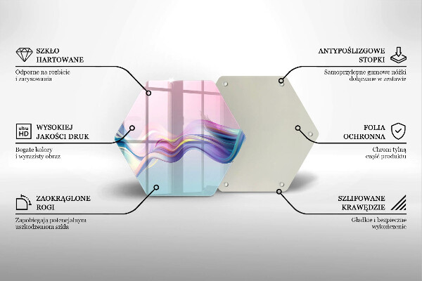 Chopping board Pastel abstraction