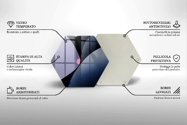 Cutting board Abstraction shapes