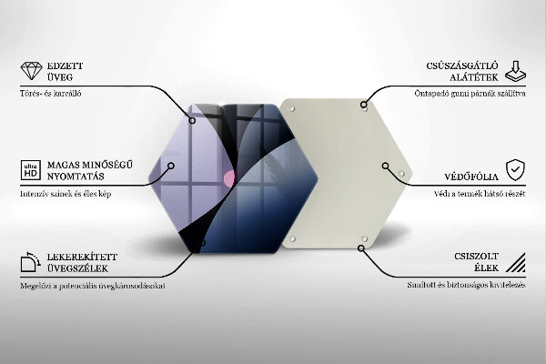 Cutting board Abstraction shapes