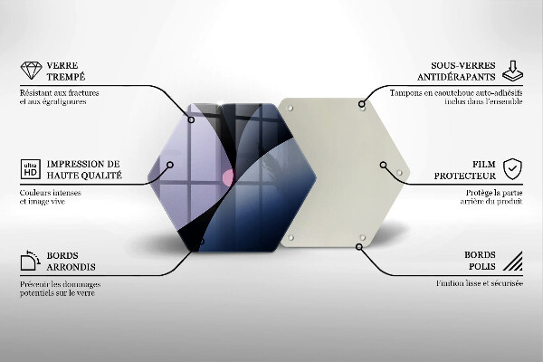 Cutting board Abstraction shapes