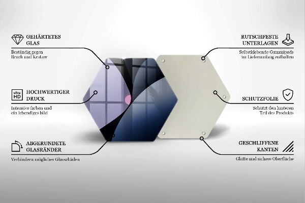 Cutting board Abstraction shapes