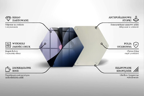 Cutting board Abstraction shapes