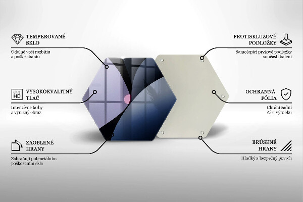 Cutting board Abstraction shapes