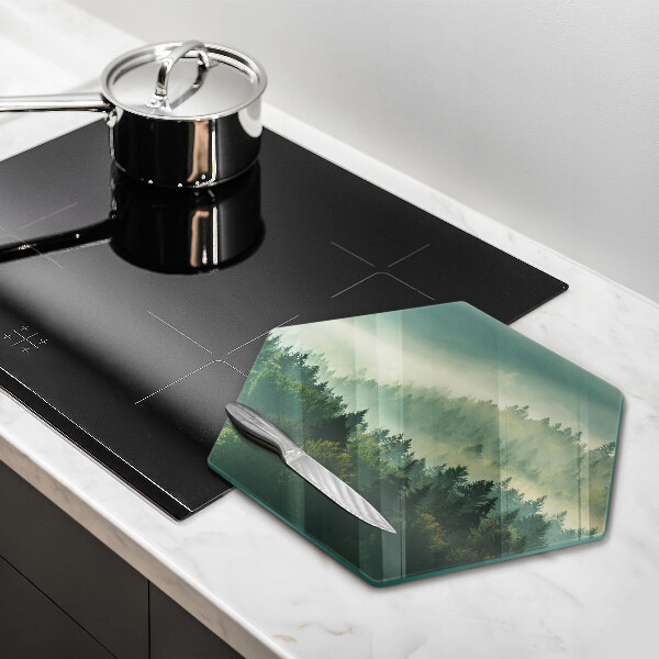 Kitchen worktop protector Landscape view of the forest