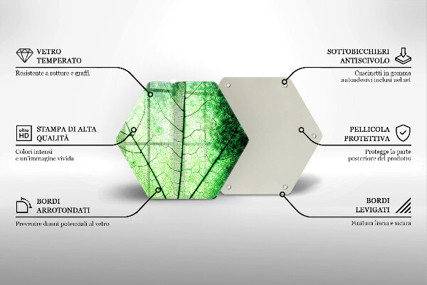 Chopping board Decorative leaf