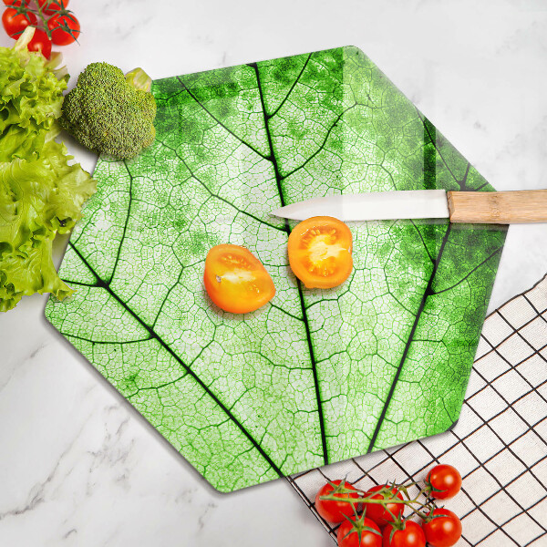 Chopping board Decorative leaf