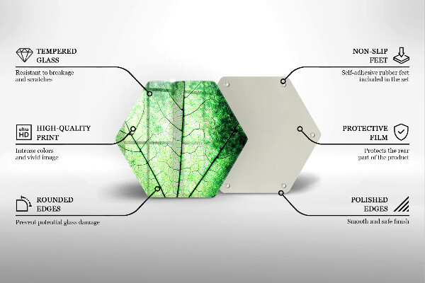 Chopping board Decorative leaf