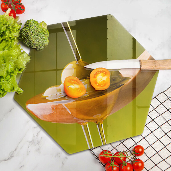 Chopping board Oliwa and olives