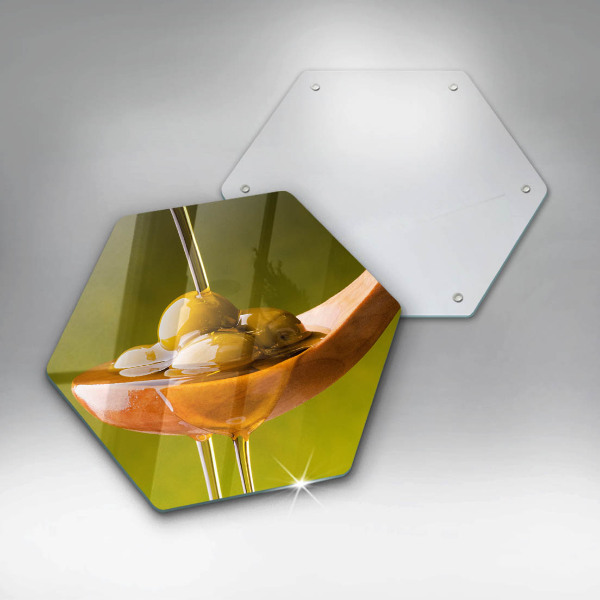 Chopping board Oliwa and olives