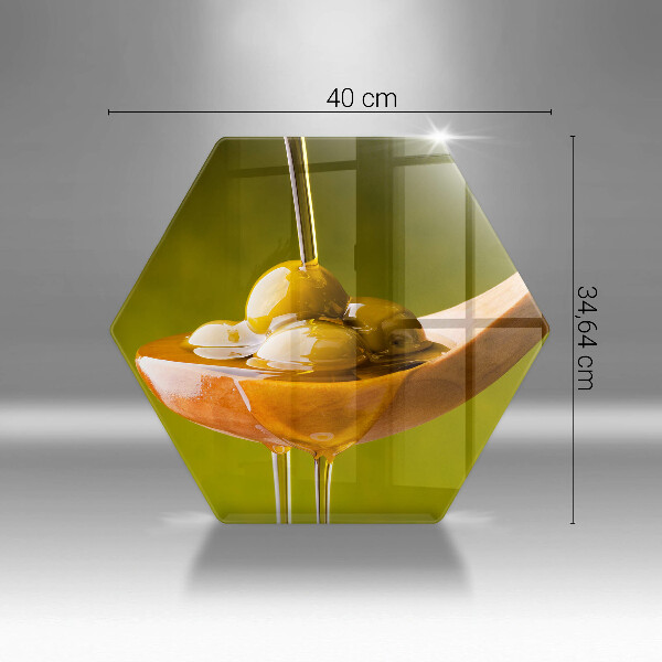 Chopping board Oliwa and olives