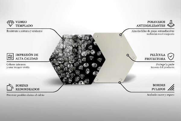 Kitchen worktop protector Diamonds