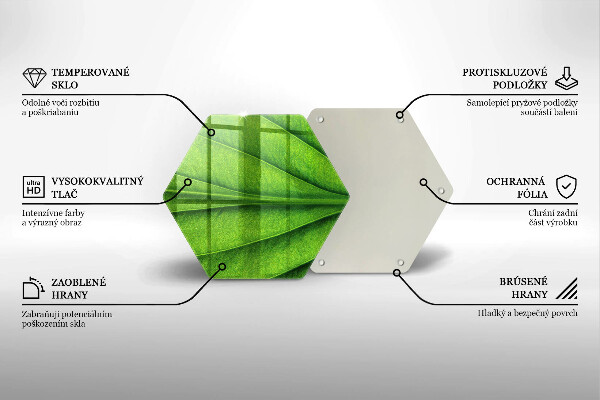 Kitchen worktop protector Nature leaf veins