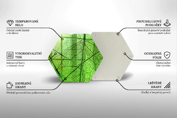 Kitchen worktop protector Natura leaves