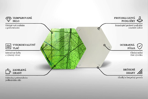 Kitchen worktop protector Natura leaves