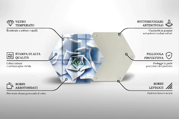 Kitchen worktop protector Flower plant