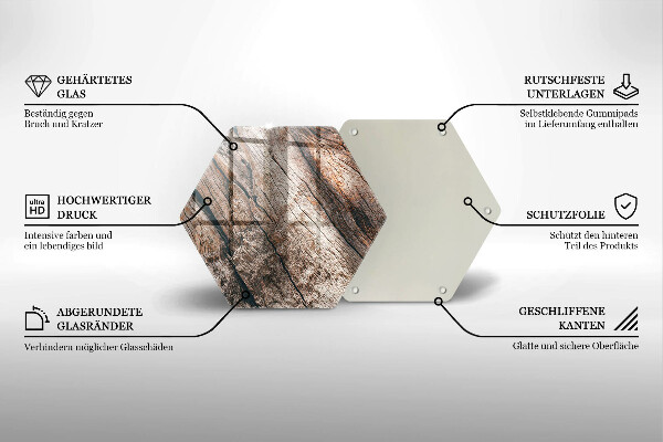 Kitchen worktop protector Wood structure