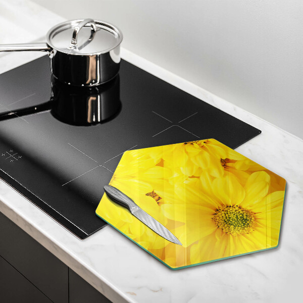 Kitchen worktop protector Flowers petals