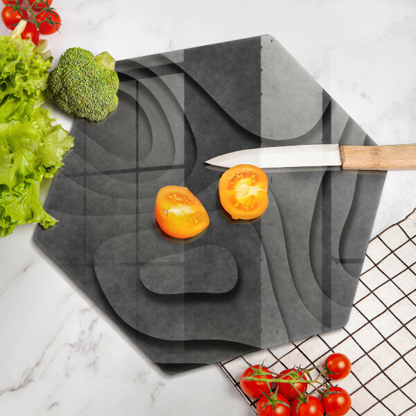 Kitchen worktop protector 3D stone shapes