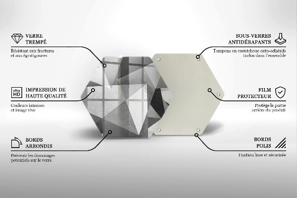 Kitchen worktop protector Concrete sharp abstraction