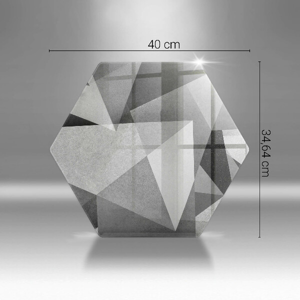 Kitchen worktop protector Concrete sharp abstraction