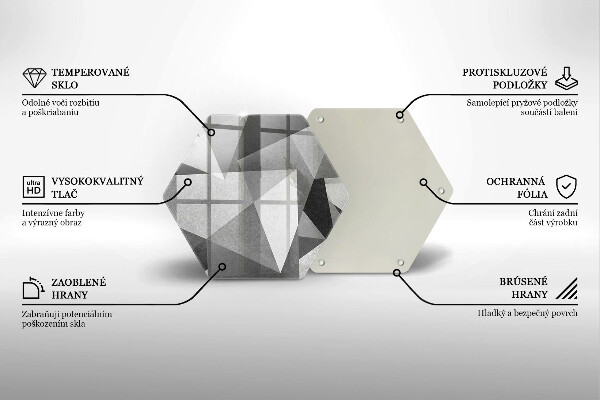 Kitchen worktop protector Concrete sharp abstraction